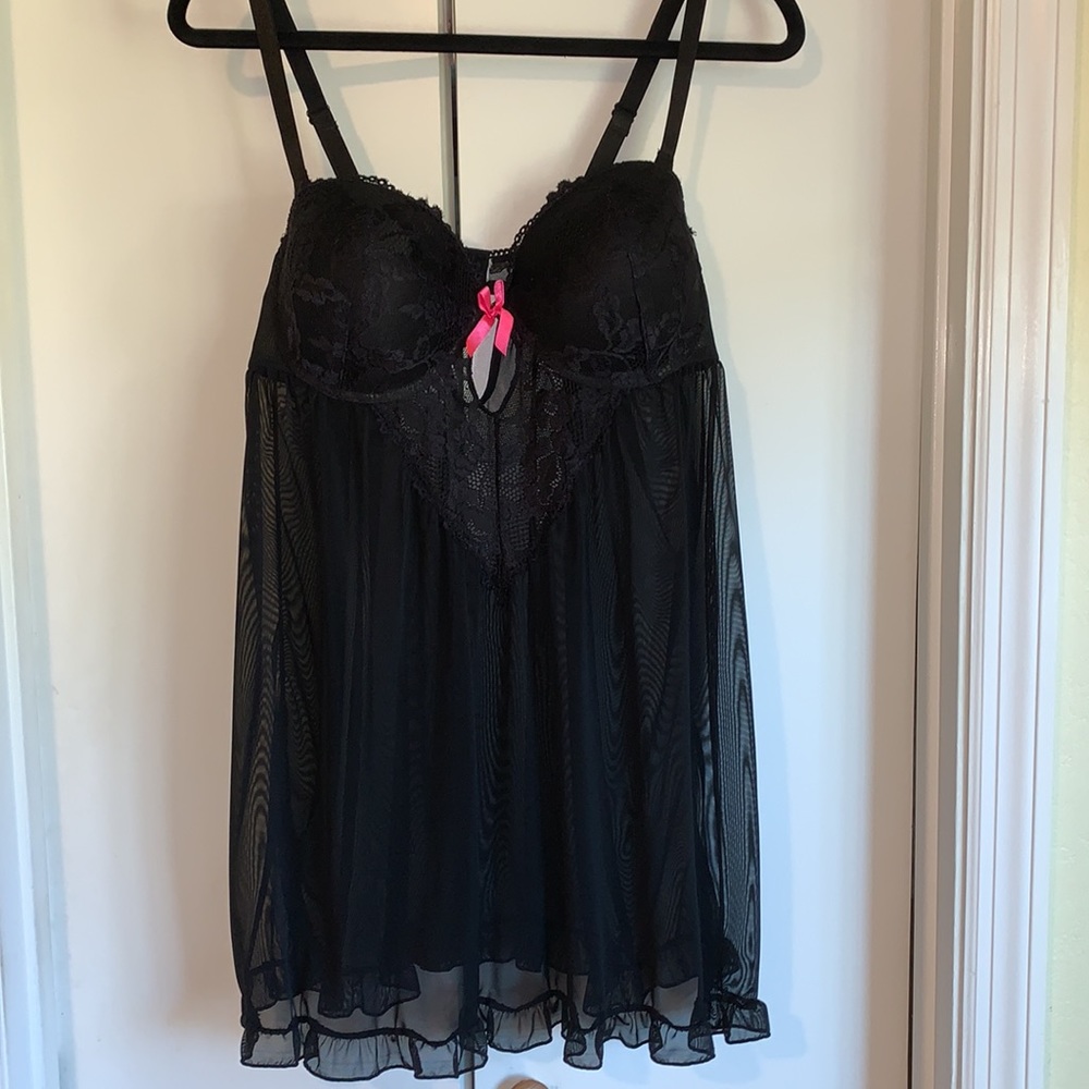 Sheer Black Nightie